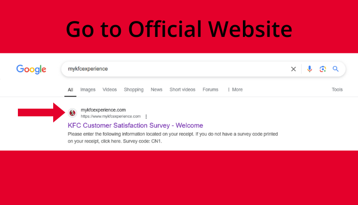 Screenshot of Official Website Screenshot of Official Website